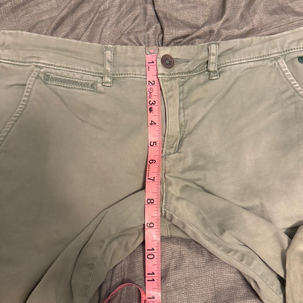 Anthropologie Pilcro & the letterpress green pants Sz 28 b1015 - Picture 4 of 8